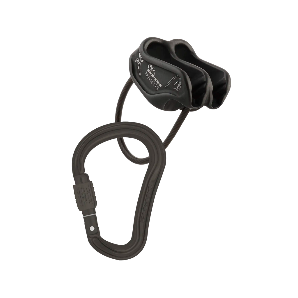 Belay plate double tube device