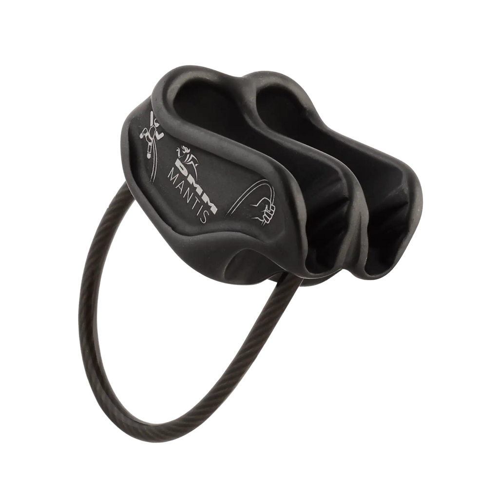 Belay plate double tube device