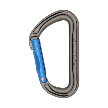 straight gate sport snapgate carabiner blue