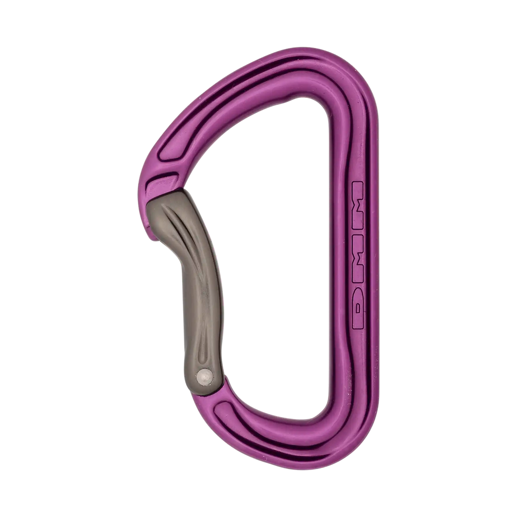 bent gate sport snapgate carabiner purple