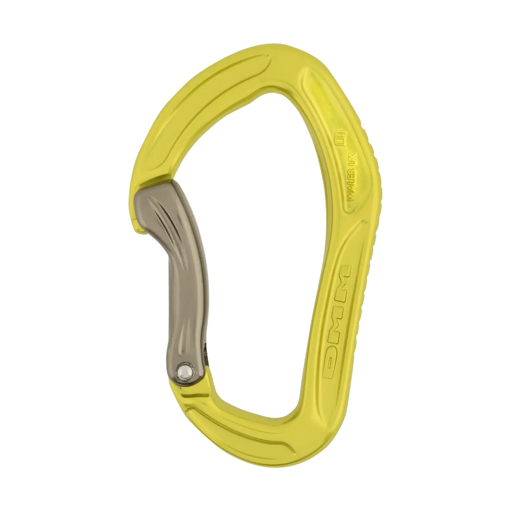 bent gate sport snapgate carabiner lime