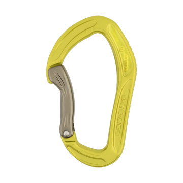 bent gate sport snapgate carabiner lime