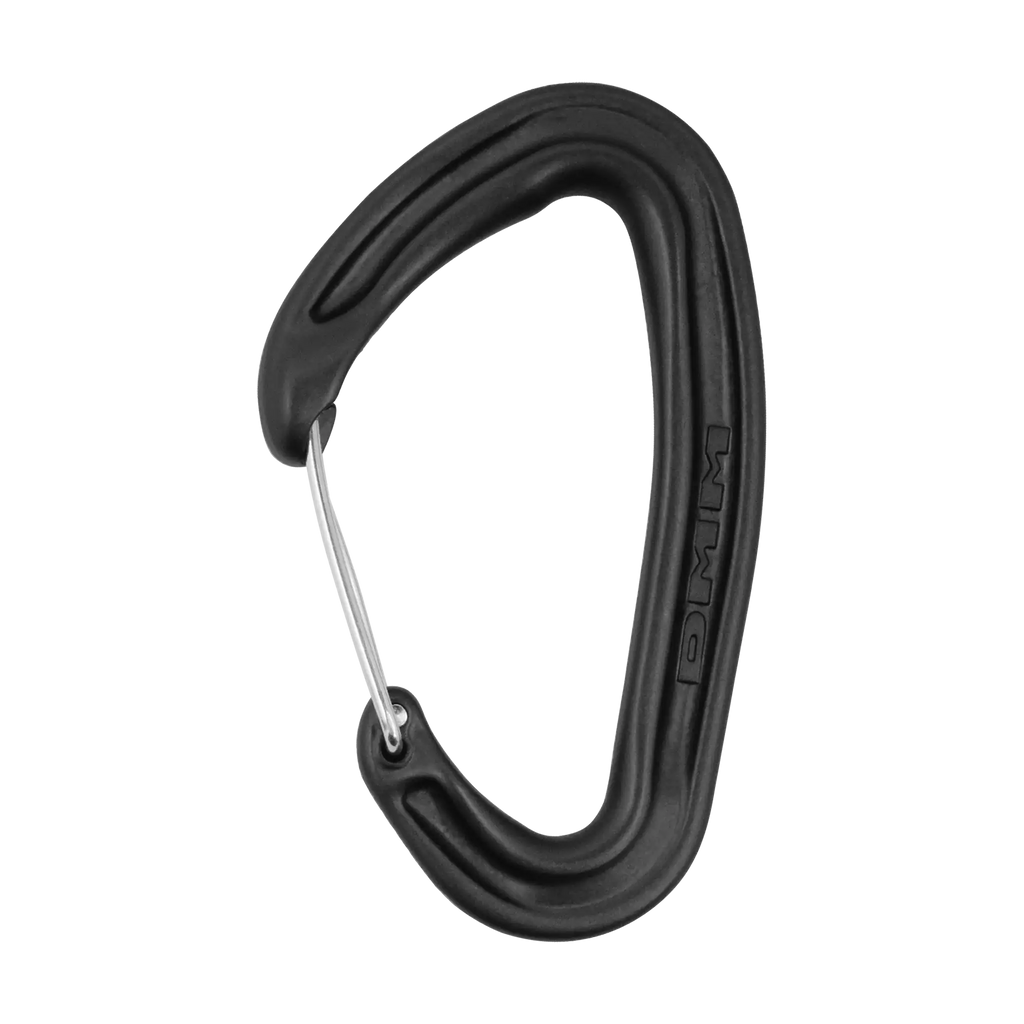trad climbing wire gate carabiner clean nose matt grey