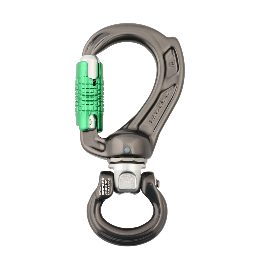 compact termination connector swivel shackle