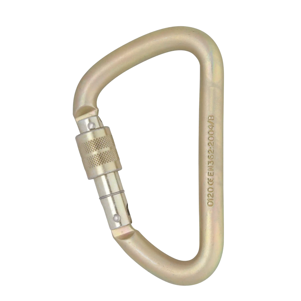 12mm steel carabiner klettersteig