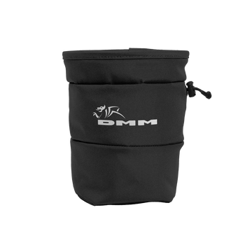 Black climbing chalk bag