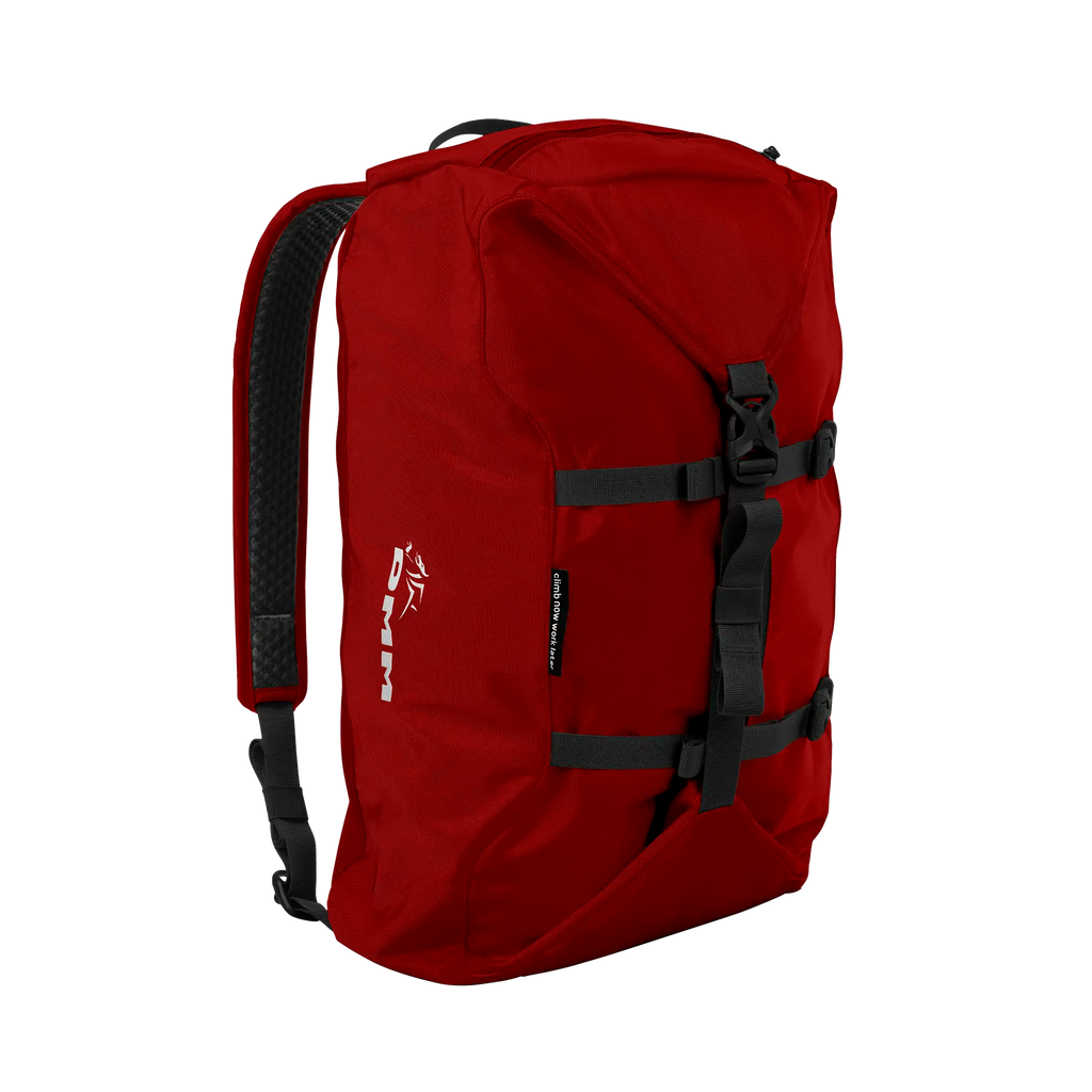 climbing rope bag red