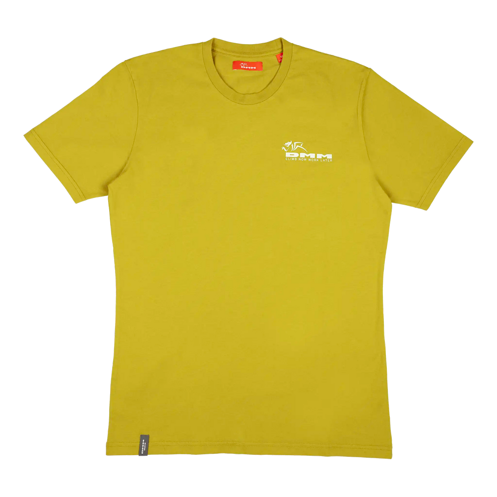 logo and slogan tee in cyaneus colour mens