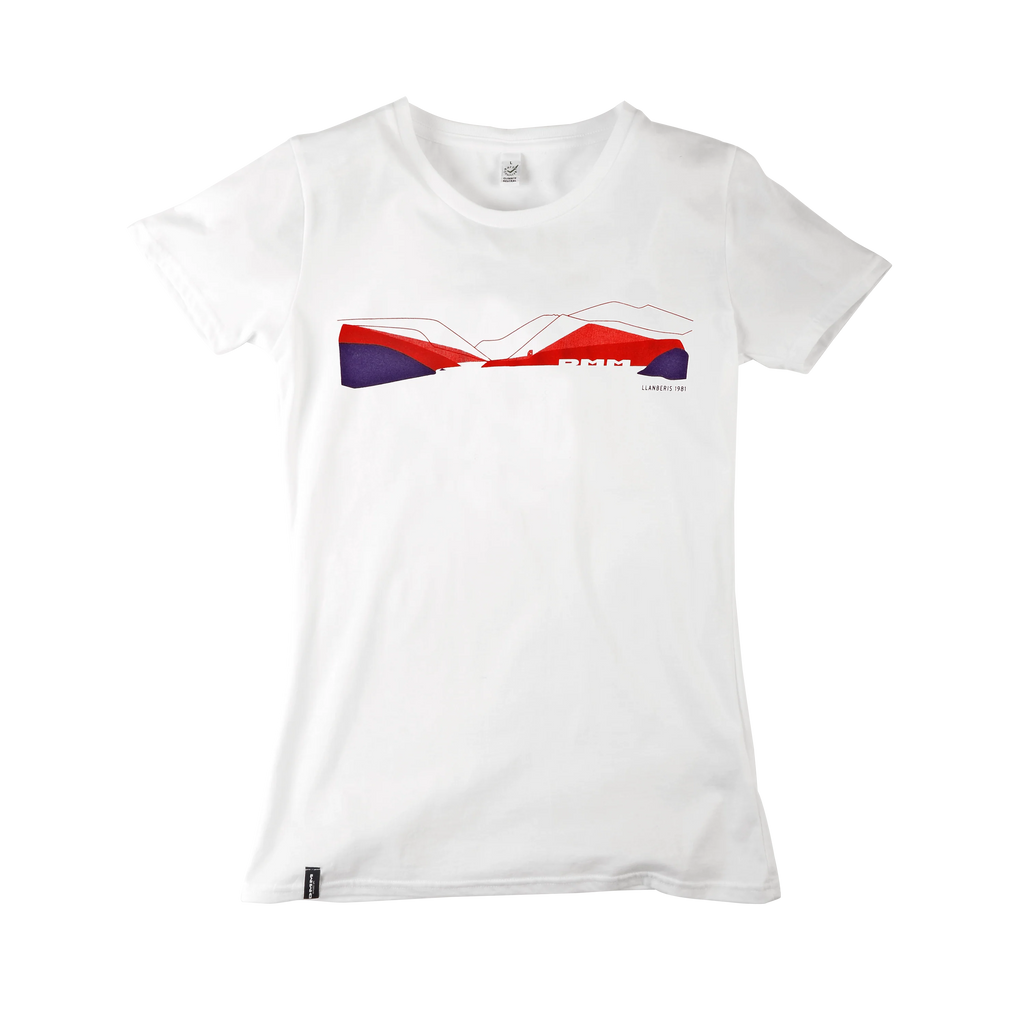 llanberis pass tee white