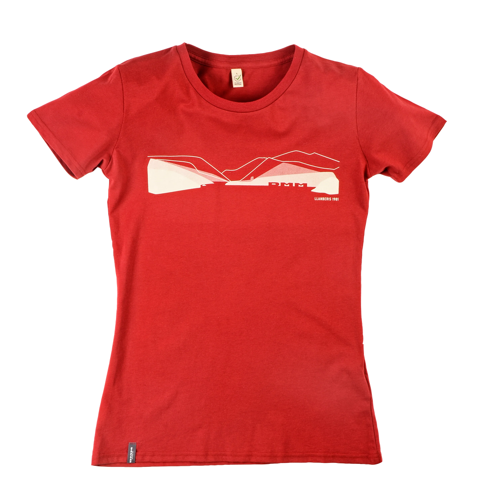 llanberis pass tee white